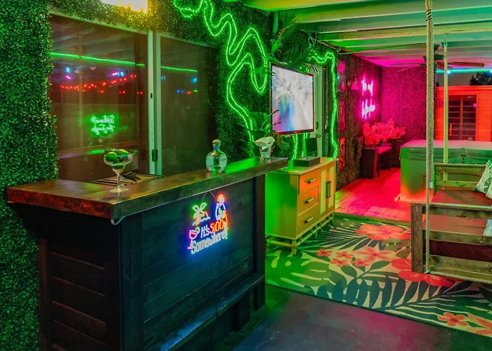 Poolside Nights & Neon Vibes! Escape