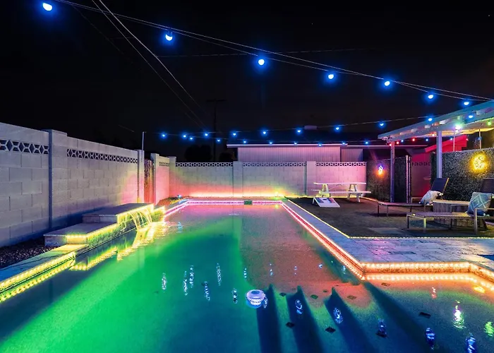 Poolside Nights & Neon Vibes! Escape